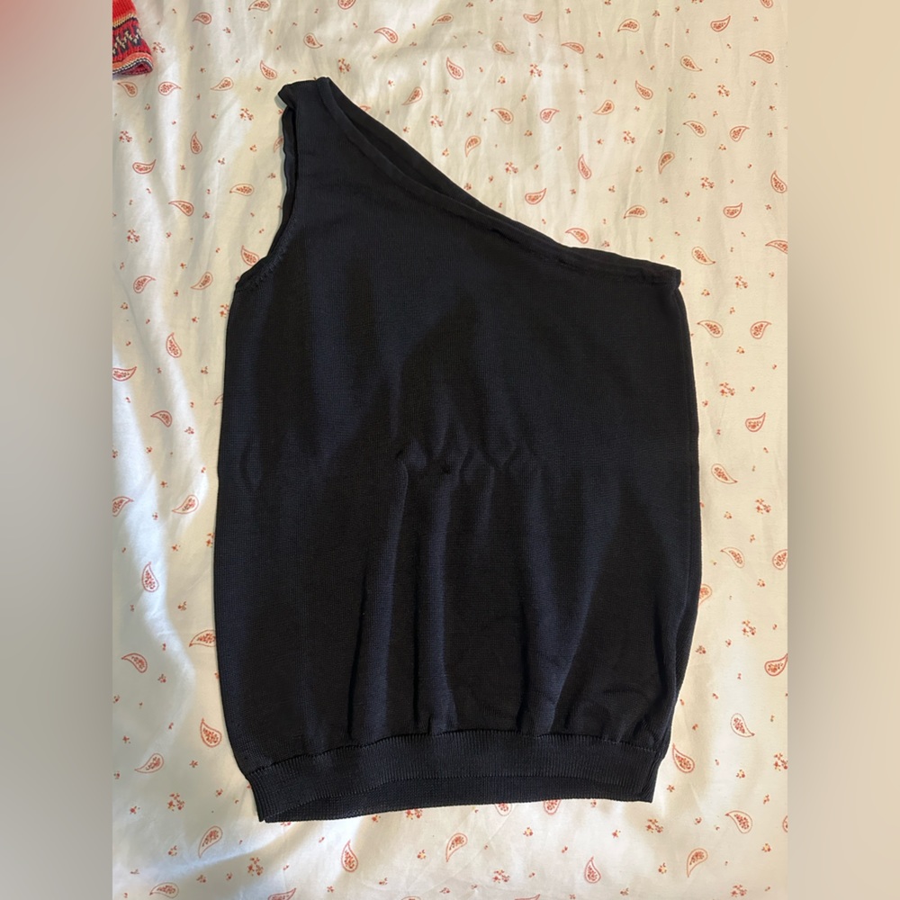 One shoulder tank top